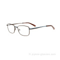 Full Black Vision Male Malle Matemor Material Optical Cadre Eyewear